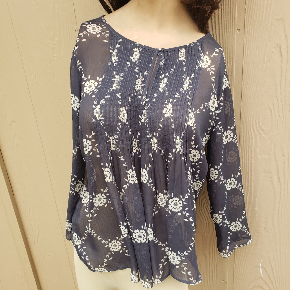 Old Navy sheer blouse